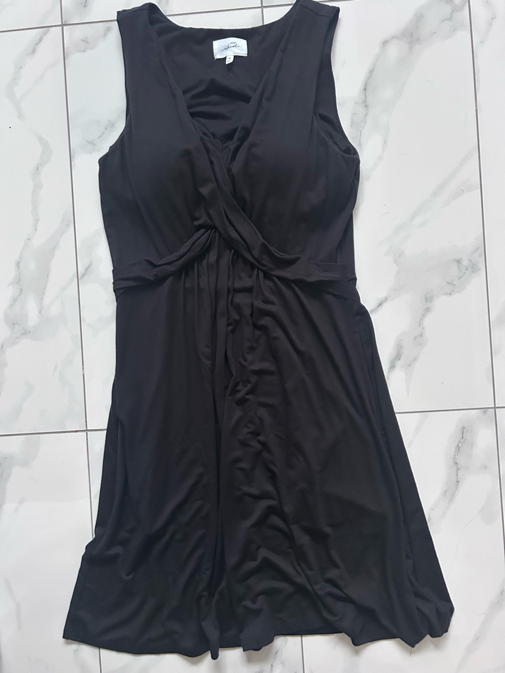 Black some dress built in bra
